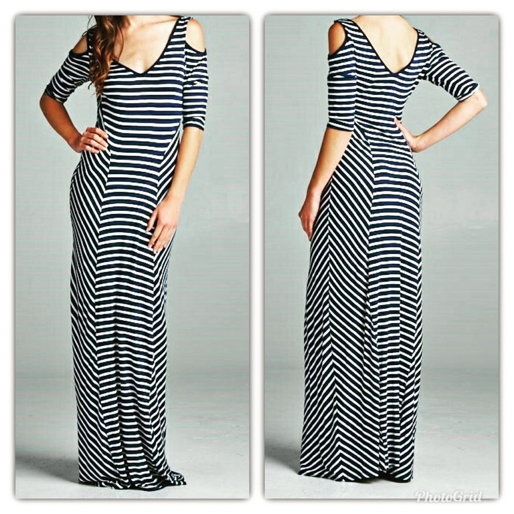 Cold Shoulder Maxi - Picture 3 of 3